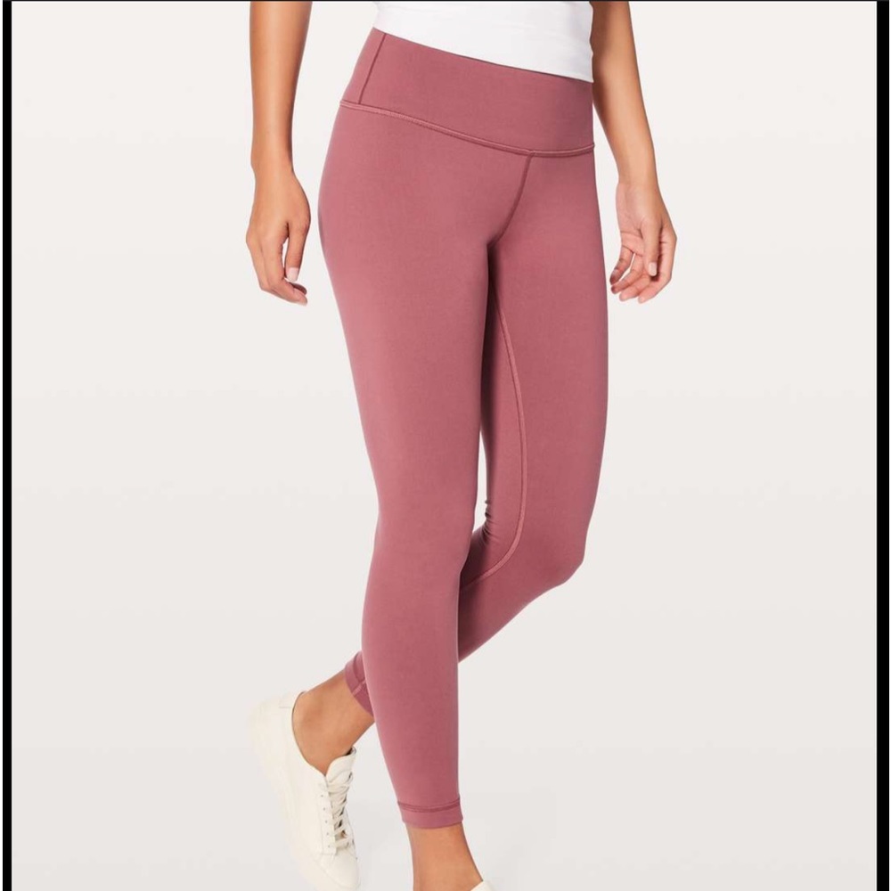 Lululemon Wunder Under Merlot leggings